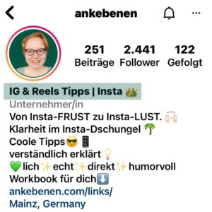 Instagram Name Anke Benen