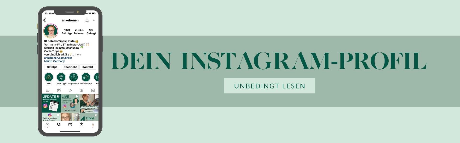 Anke Benen Instagram Mentorin Profil Bio Feed